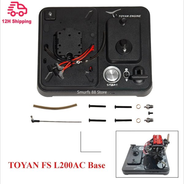 画像1: TOYAN FS L200AC エンジンモデル メタルベース  FS L200AC ツインシリンダー ニトロエンジンモデル S22d9372718640 (1)