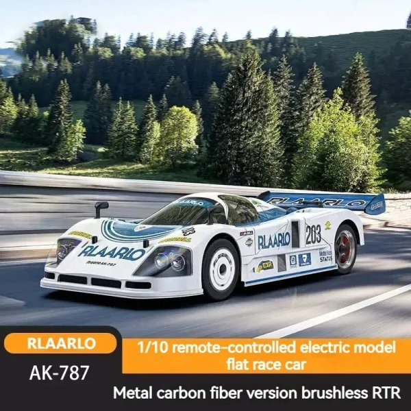 画像1: Rlaarl Ak787 プロフェッショナル RCカー 2.4g フルスケール リモートコントロール シミュレーションモデル カーボンファイバーバージョン フラットラン スピードレーシング おもちゃ S22d9382297239 (1)