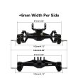 画像2: INJORA TRX4M 真鍮製ナックル ポータルアクスル+5mm S22d9467237255 (2)