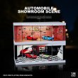 画像1: 1/64 オートショップ ミニカー 駐車場 ライト ガレージ 収納 ディスプレイ S22d9495806723 (1)