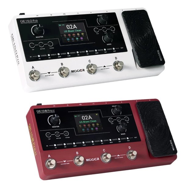 画像1: MOOER GE150 Pro ギター マルチエフェクター アンプモデリング IR ローダー 9時間駆動 S22d9496411592 (1)