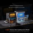 画像2: 1:64 ジオラマ 車 ガレージ モデル LED 街路 日本 店舗 シーン ディスプレイ おもちゃ S22d9506377768 (2)