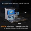 画像6: 1:64 ジオラマ 車 ガレージ モデル LED 街路 日本 店舗 シーン ディスプレイ おもちゃ S22d9506377768 (6)