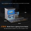 画像8: 1:64 ジオラマ 車 ガレージ モデル LED 街路 日本 店舗 シーン ディスプレイ おもちゃ S22d9506377768 (8)