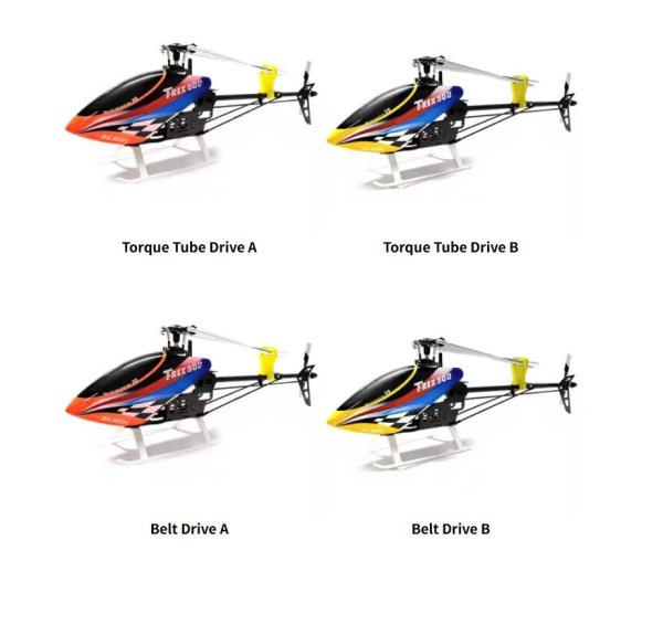 画像5: アラインT-REX500用STASRC 500DFC FBL 6CH 3Dカーボンファイバーブレード付キット S25d9506509632 (5)