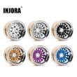 画像1: INJORA ModuWheel 1.0 インチ真鍮 & アルミビードロック ホイール 1/18 1/24 RC クローラー用 S22d9533475704 (1)