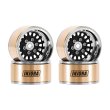 画像2: INJORA ModuWheel 1.0 インチ真鍮 & アルミビードロック ホイール 1/18 1/24 RC クローラー用 S22d9533475704 (2)