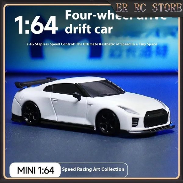 画像1: Mcarro ミニRCカー 1/64 ドリフト 2.4Ghz 4WD 無段階変速 デスクトップレーシング S22d9541298704 (1)