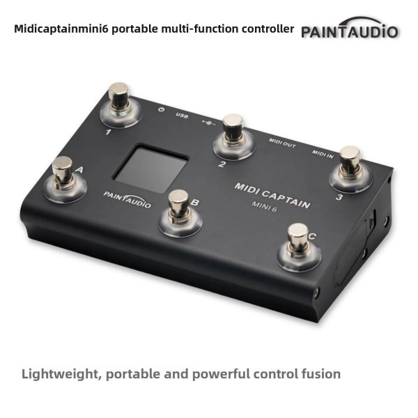 画像1: MIDI Captain ブラック 6ピン PC CC NOTE フルコマンド PaintAudio対応 コントローラー S22d9561456704_3 (1)