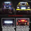 画像2: 90KM/H 油圧ショックアブソーバー高速ラジオコントロールトラック 8CH ブラシレスシフト 防水 4WD LED照明 ESPシステム RCカー S22d9571805547 (2)