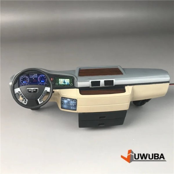 画像4: タミヤ1/14RCトラクタートラック用キャブダッシュボード スカニアFH16アロクスアクトロスMANTGX部品 S25d9590672713 (4)