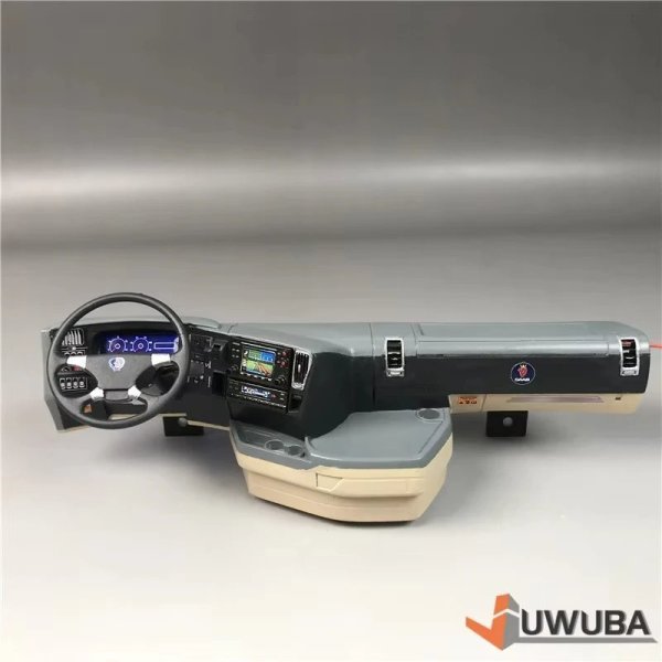 画像6: タミヤ1/14RCトラクタートラック用キャブダッシュボード スカニアFH16アロクスアクトロスMANTGX部品 S25d9590672713 (6)