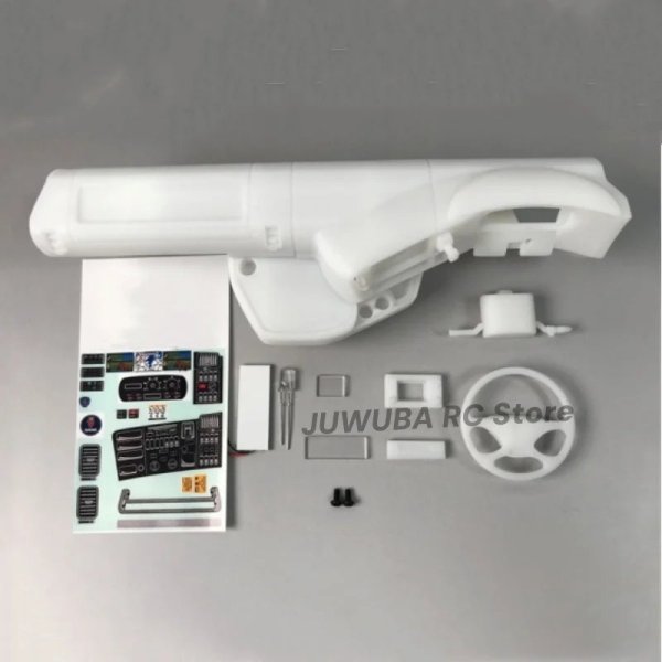 画像9: タミヤ1/14RCトラクタートラック用キャブダッシュボード スカニアFH16アロクスアクトロスMANTGX部品 S25d9590672713 (9)