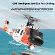 画像1: YUXIANG F07S GPS RC ヘリコプター ミリタリースケール UH-1 Huey ドローン 自動帰還機能付き 2.4G 6軸ジャイロ リモートコントロール飛行機 S22d9628299819 (1)