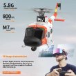 画像4: YUXIANG F07S GPS RC ヘリコプター ミリタリースケール UH-1 Huey ドローン 自動帰還機能付き 2.4G 6軸ジャイロ リモートコントロール飛行機 S22d9628299819 (4)