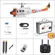 画像6: YUXIANG F07S GPS RC ヘリコプター ミリタリースケール UH-1 Huey ドローン 自動帰還機能付き 2.4G 6軸ジャイロ リモートコントロール飛行機 S22d9628299819 (6)