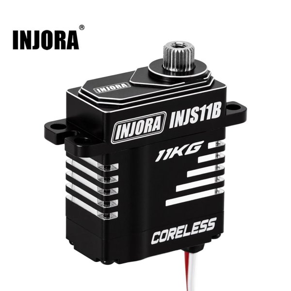 画像1: INJORA INJS11 INJS11B 11KG 高電圧コアレスマイクロサーボ S22d9636950056 (1)