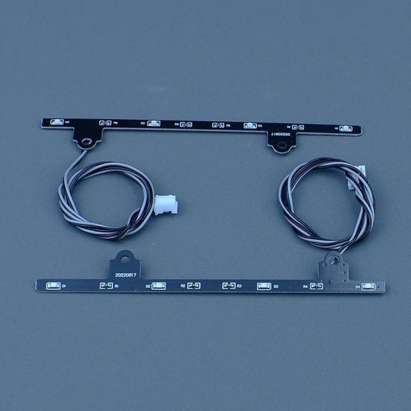 画像9: RCトラック LED PCB サイドスカート ライトボード ライトバー 1/14 タミヤ ティッパー SCANIA 770S 6X4 56368 モデルカー用 S22d9647444440 (9)