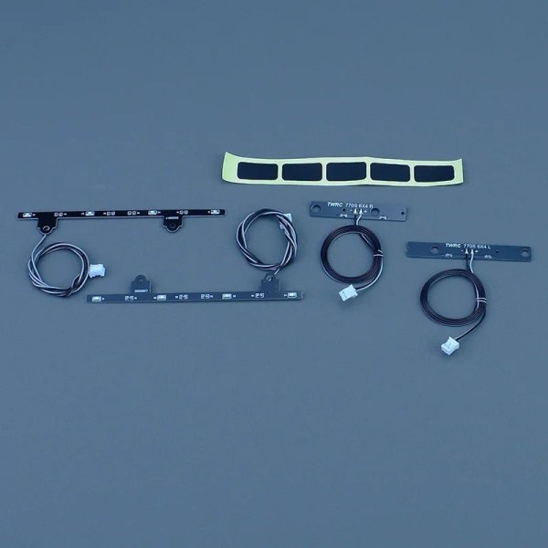 画像10: RCトラック LED PCB サイドスカート ライトボード ライトバー 1/14 タミヤ ティッパー SCANIA 770S 6X4 56368 モデルカー用 S22d9647444440 (10)