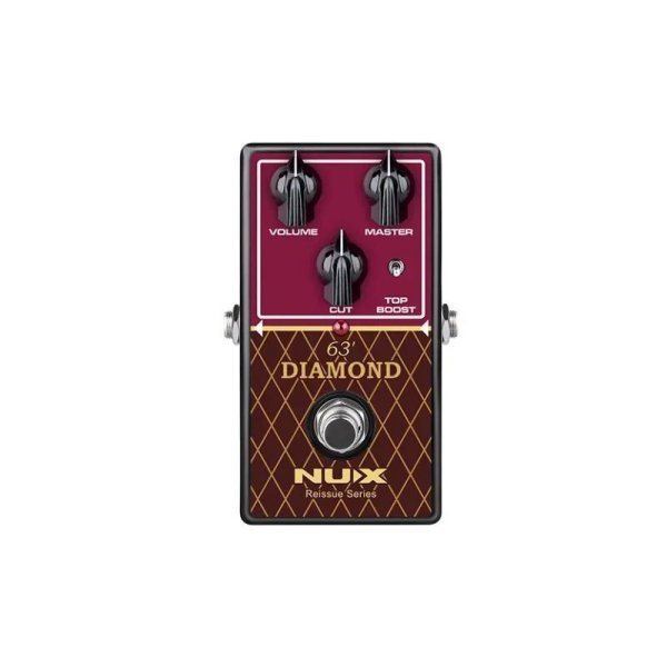 画像1: NUX 63' Diamond Reissue ペダル: クラシックな VOX AC 30 Revival ボリューム/マスターノブ、トップブーストトグルでレトロなロックンロールサウンドを実現 S22d9693448342 (1)