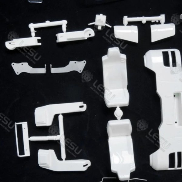 画像6: CK-TGS: LESU RC 1/14スケール MAN TGS 組み立てキャブキット キャビン タミヤ 1/14 RCトラクタートラック ティッパー ダンプトラック パーツ アクセサリー CK-TGS S20d9789036442 (6)