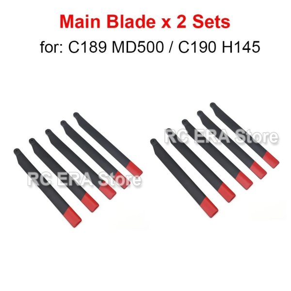 画像1: [キット08] RC ERAメインローターブレード2セット C032 UH1 Huey C138 Pro Bell206 C184 MD500 C186 C187 C189 C190 RCヘリコプターオリジナルパーツ S25d9862540535_7 (1)