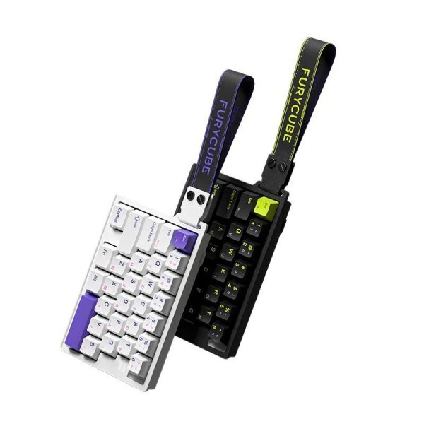 画像1: FURYCUBE M30HE マグネティックスイッチ メカニカルキーボード 片手有線 0.1ms 0.01mm RT 8K カスタム RGB ホットスワップ Eスポーツ ゲーミング S25d9862727796 (1)