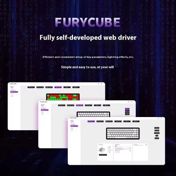 画像6: FURYCUBE M30HE マグネティックスイッチ メカニカルキーボード 片手有線 0.1ms 0.01mm RT 8K カスタム RGB ホットスワップ Eスポーツ ゲーミング S25d9862727796 (6)