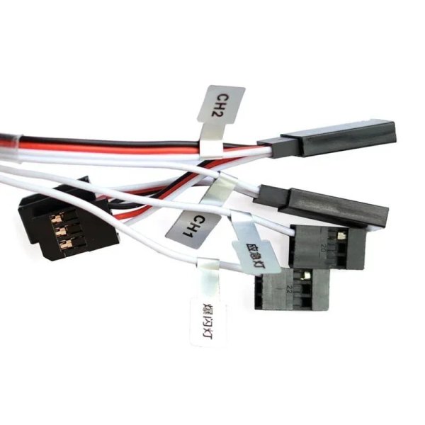 画像3: DUMBORC FZD シミュレーションライトコントローラー 12 LEDライトシステムキット 1/8 1/10 RCカー ドリフトトラック SCX10 TAMIYA CC01 4WD アキシャル用 S25d9913932801 (3)