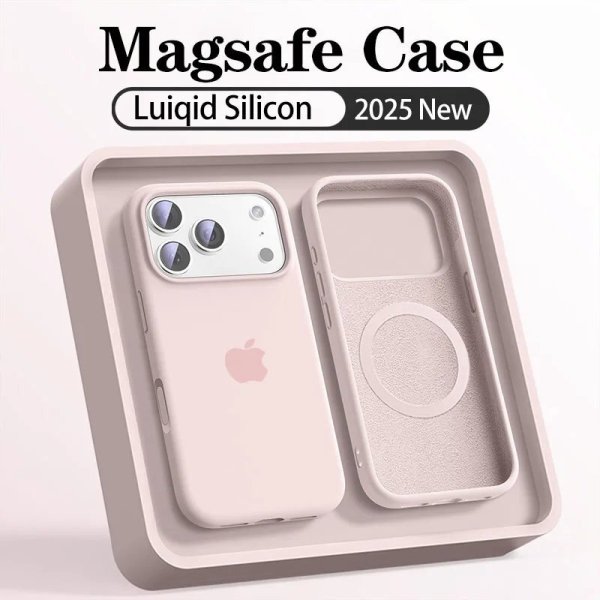 画像11: アップルiPhone 17 13 15 16 14 Pro Max用 液体シリコン MagSafe ワイヤレス充電対応 ソフトケース S25o0050503034 (11)