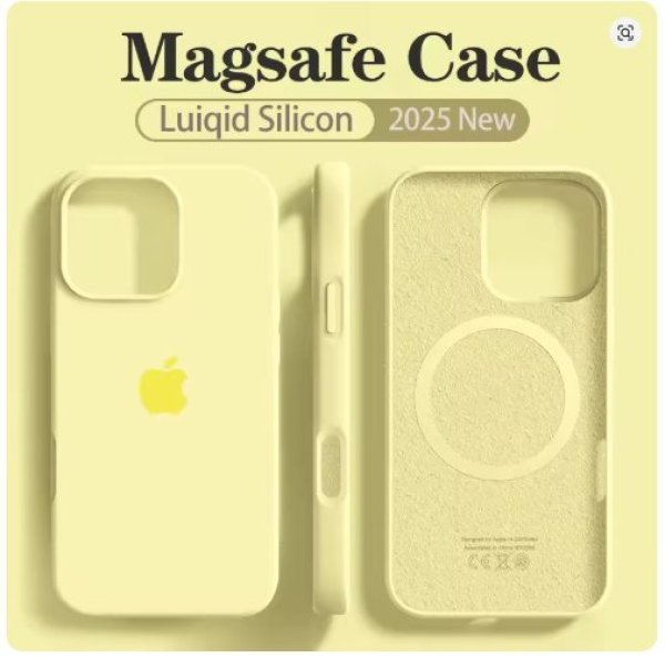画像5: アップルiPhone 17 13 15 16 14 Pro Max用 液体シリコン MagSafe ワイヤレス充電対応 ソフトケース S25o0050503034 (5)