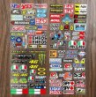 画像1: スポンサーデカール反射防水車ステッカーオートバイスクーター自転車バンパー改造ヘルメットトランクテールボックス装飾 S20o0141200266 (1)