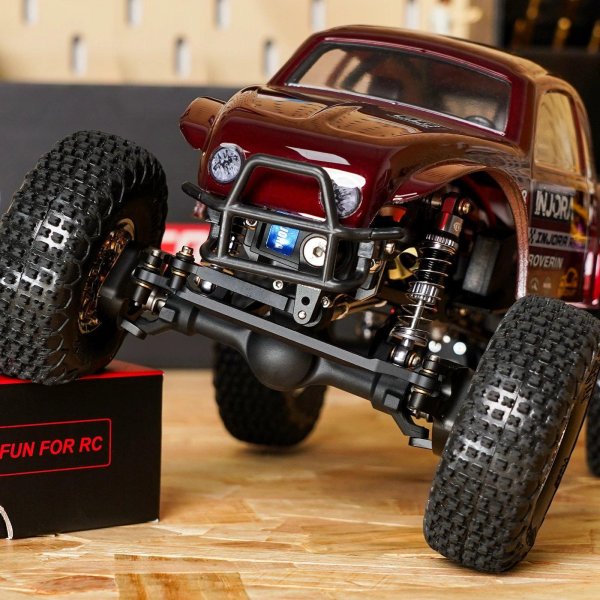 画像6: INJORA +4mmナイロンプラネットアクスル、ダブルジョイントシャフト＆真鍮ステアリングナックル付き、1/24 Axial SCX24用 S25o0320216452 (6)