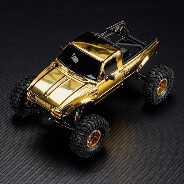画像5: 未組立ゴールド：INJORA 限定版 IR60 ピックアップハードボディ 1/18 TRX4M ディフェンダー ブロンコ用 (ゴールド) S25o0363349226 (5)