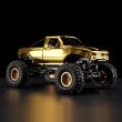 画像6: 未組立ゴールド：INJORA 限定版 IR60 ピックアップハードボディ 1/18 TRX4M ディフェンダー ブロンコ用 (ゴールド) S25o0363349226 (6)