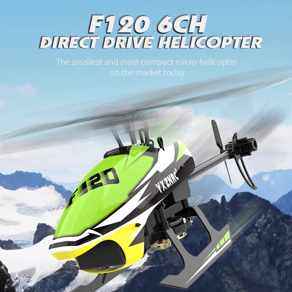 F150-1B 緑 RCヘリ YUXIANG 6CHブラシレス3D6Gアクロ 大人も S22d6703843723