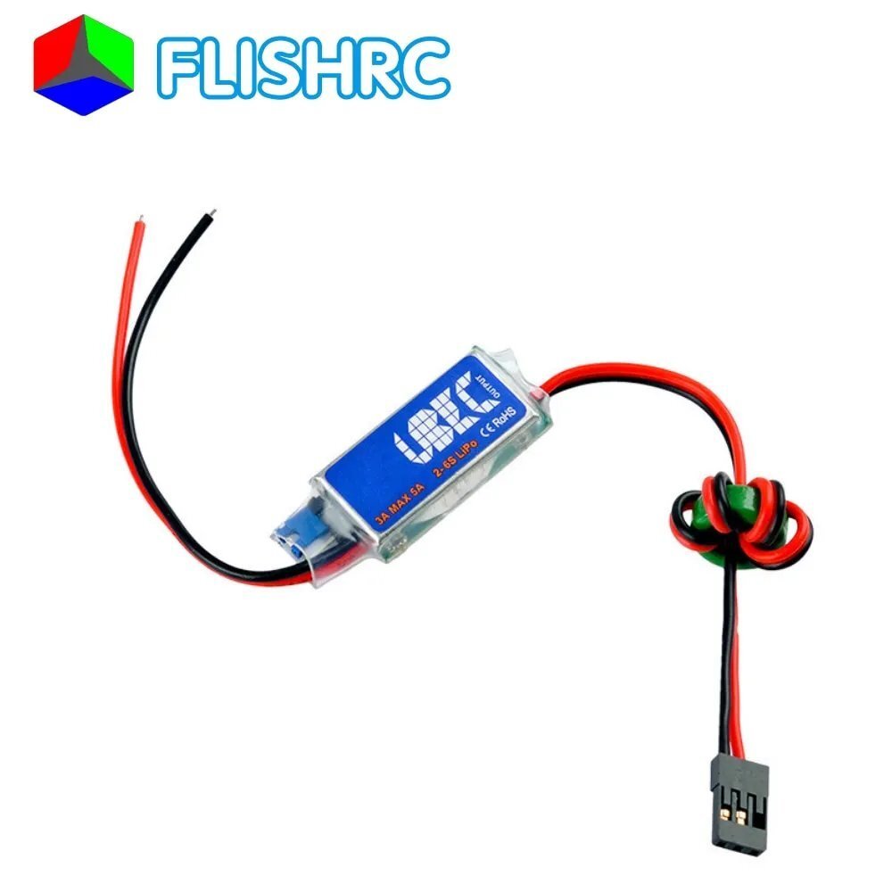 電気制御 BEC フルスクリーンシールド干渉防止スイッチ電源 2-6S 電圧低減モジュール 3A 5V UBEC ヘリ S22d7948373378