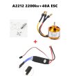 画像2: RCヘリコプター/飛行機用ブラシレスモーターA2212 1400KV / 2200KV / 2450KV + 40A ESC +モーターマウント S832685106556 (2)