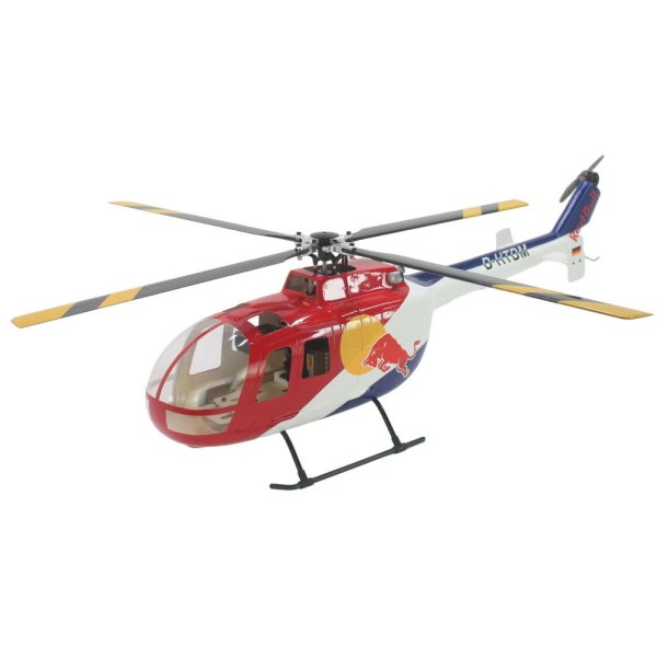 画像1: Red-Cow BNF FL450 V2 FLISHRC Roban BO-105 450 サイズ スケール ヘリコプター 4 ローター ブレード 6CH GPS H1 付き S22d4727047771 (1)