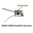 画像1: DSM2 DSMX 衛星受信機 W バインドボタン マイクロ クアッドコプター ミニ FPV RC ドローン Spektrum JR Hobbyking ORX Walkera 送信機用 S22d5441318546 (1)