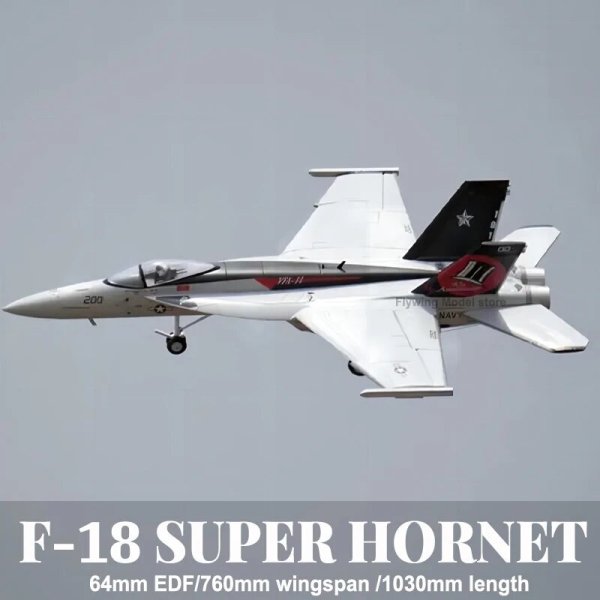 画像1: Freewing RC 飛行機 F-18 64 ミリメートルダクト暗渠電気モデル航空機 Rc 飛行機 EDF ジェット Pnp S22d6301213780 (1)