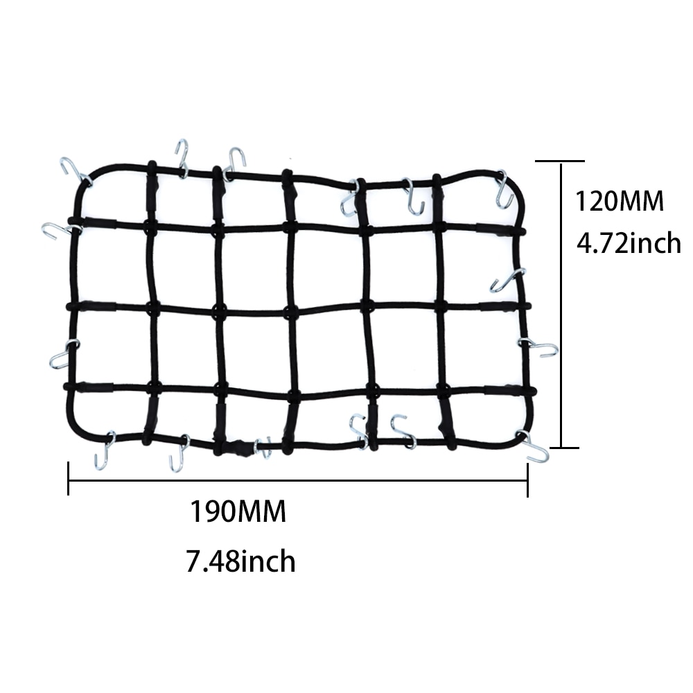 1/10アクセサリー荷物ルーフラックネット1/10 rcクローラ軸SCX10 D90 D110トラクサスTRX-4 Trx4 rcカーアクセサリーと部品  8OjstZ1SuJ, 自動車 - centralcampo.com.br