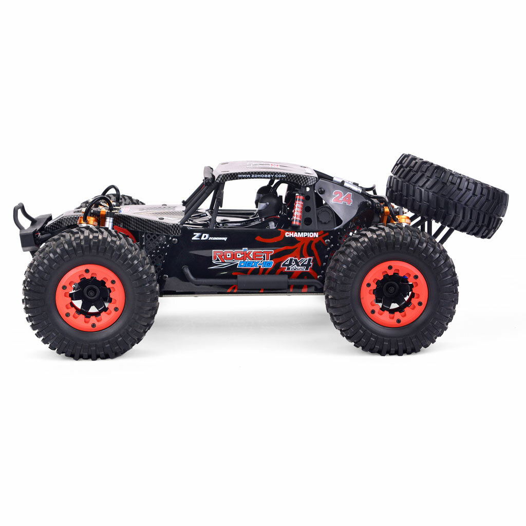 カラーレッド Zd レーシング dbx 10 1/10 4wd 2.4G デザート トラック