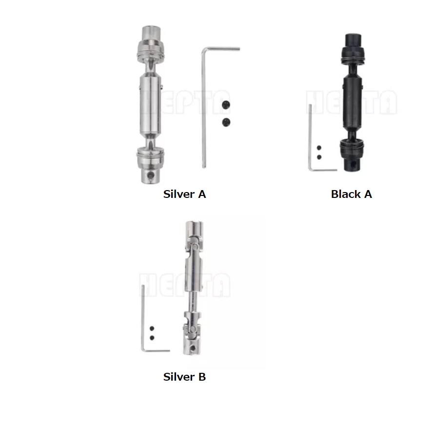 アップグレード された 金属製 CVDドライブシャフトカルダン 1個 WPL