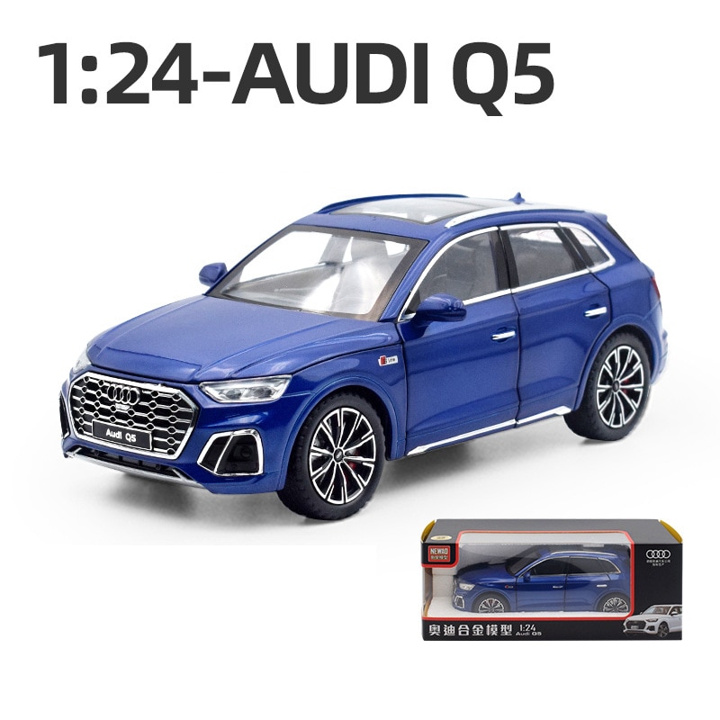 1:24 アウディ Q5 SUV 合金 車模型ダイキャスト & 金属高