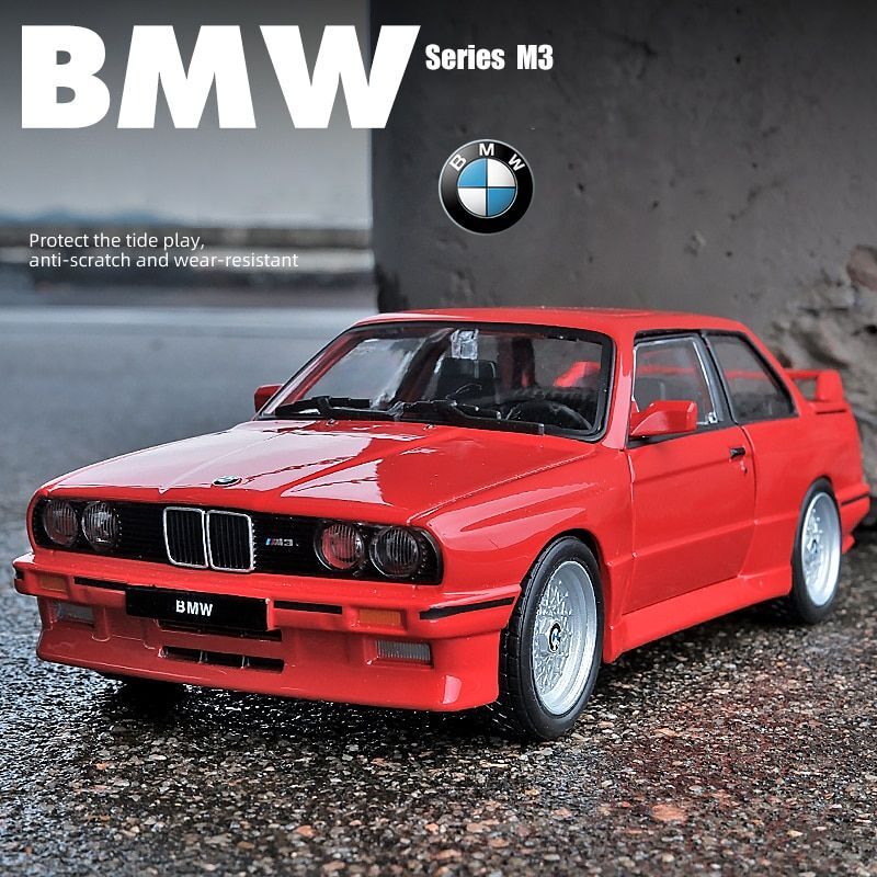 Bburago 1:24 BMW M3 E30 1988 スーパーカー 合金 車 ダイキャスト