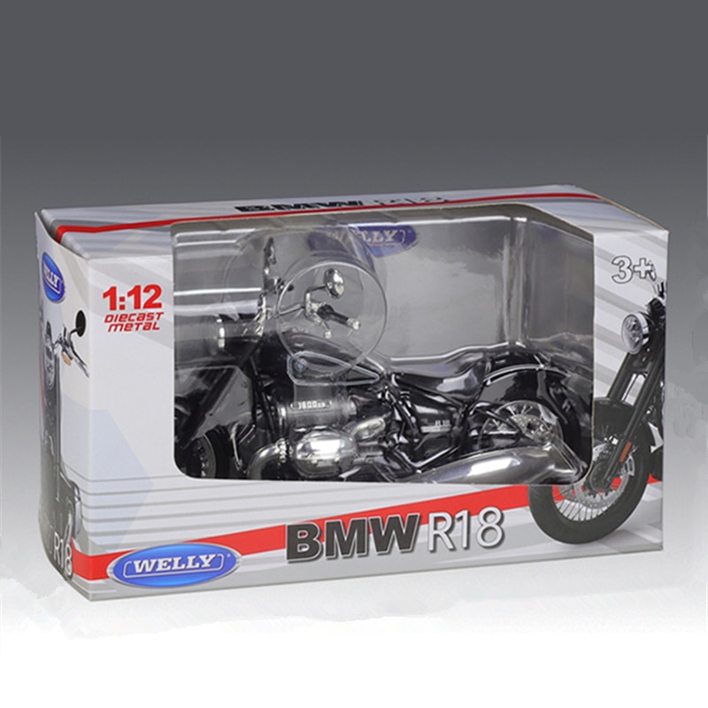 WELLY 1:12 BMW R18 合金 スポーツ オートバイ モデル ハイ