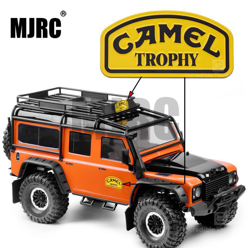 MJRC 1/10メタルステッカーキャメルトロフィーバッジロゴfor 1/10 RCクローラーカーディフェンダーTraxxas TRX4 RC4WD  D90 D110