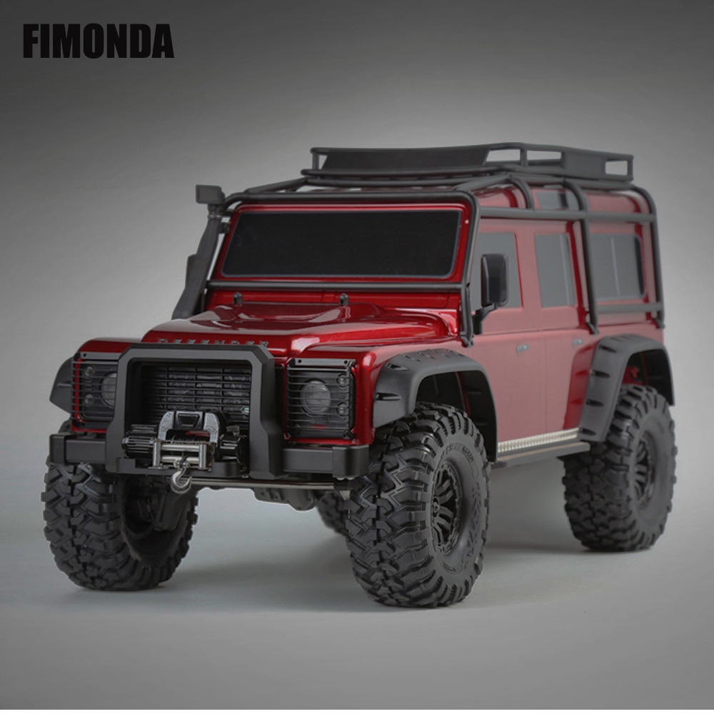 1/10 RCクローラー Traxxas TRX4 ディフェンダー メタルフロント+リア バンパー