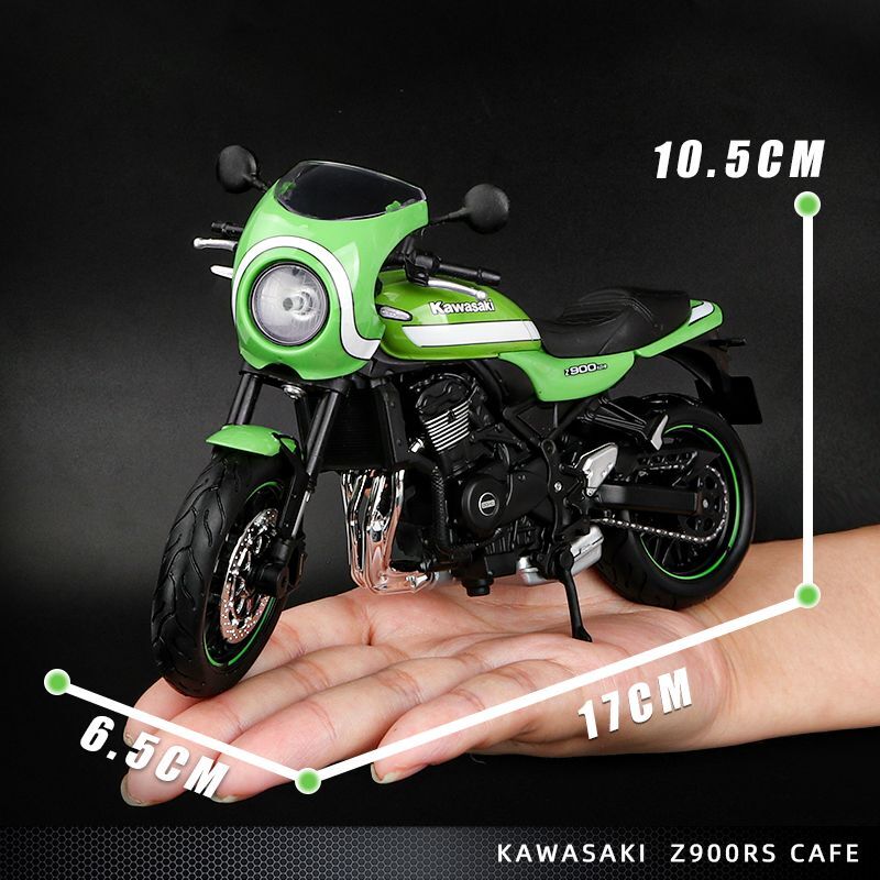 グリーンノーボックス 1/12 カワサキZ900RSカフェダイキャストレトロ